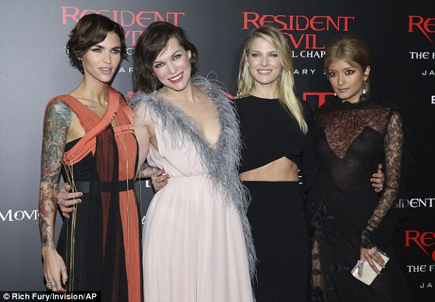 Rola works the red carpet at L.A premiere of “Resident Evil: The Final  Chapter”